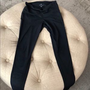 Black Athleta thick workout/ athleisure wear!